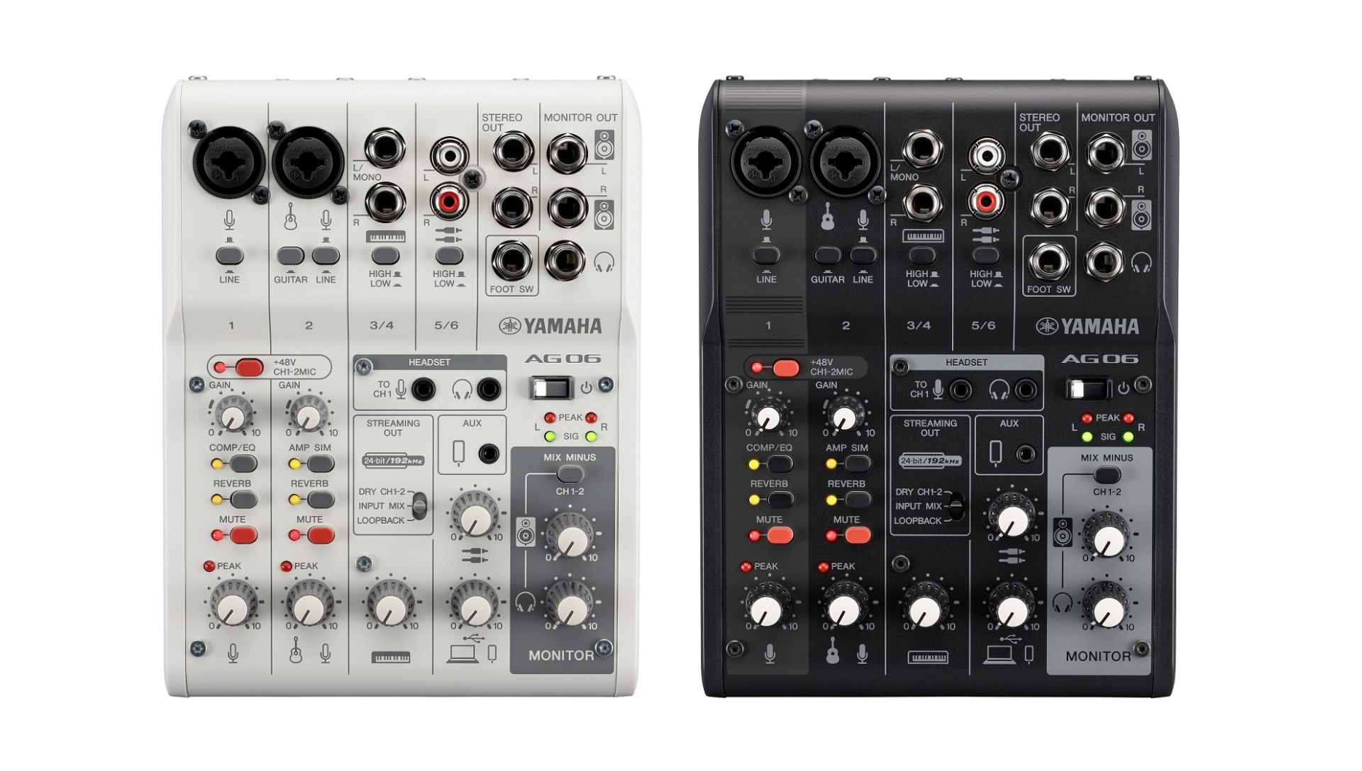 AG06MK2 ホワイト、ブラック