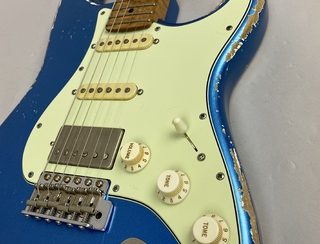 Xotic XSC-2 – Lake placid blue Heavy Aged/Flame maple Neck エレキギター