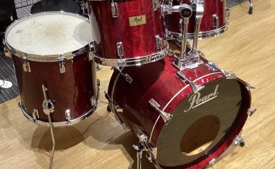 Pearl BXシリーズ ドラムセット バーチ Made In Japan【レアな中古ドラムセットが入荷】