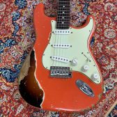 【奇跡の入荷】J.W.Black Guitars JWB-JP-S R/3TS – Fiesta Red Over 3Tone Sunburst –