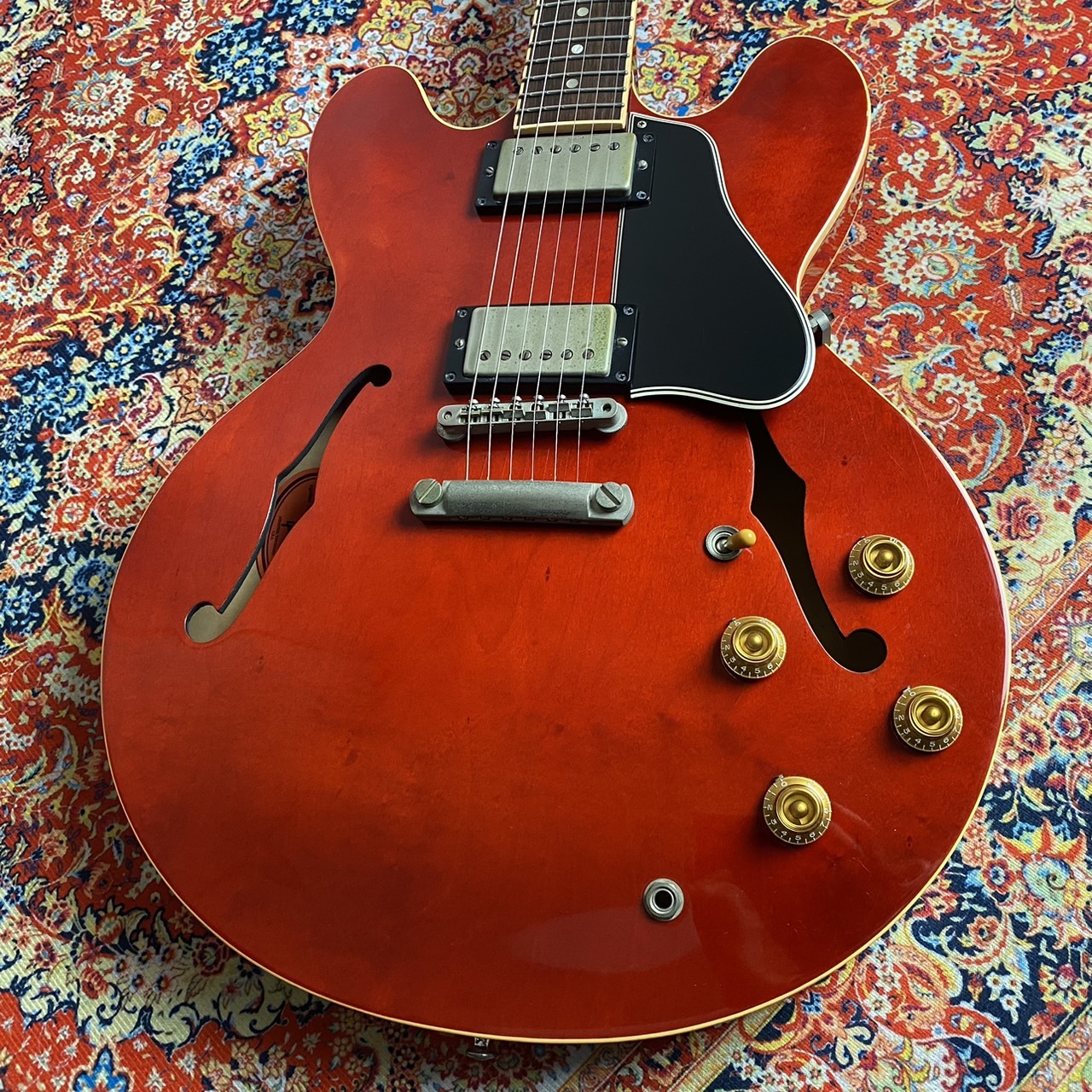 Gibson ES-335 - Cherry (Modify)【jimmy wallace PAF Covered 搭載】