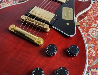 【委託お預かり品】Gibson Custom Shop Les Paul Custom Figured Wine Red【2015年製】