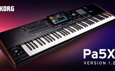 【新製品】KORG Pa5X　フラグシップキーボード61鍵盤モデル。