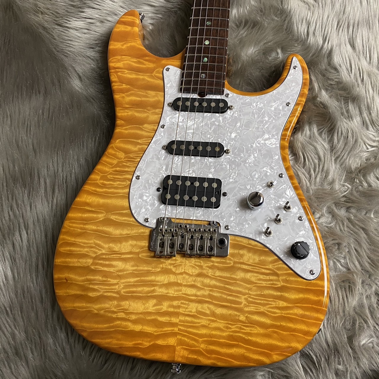 中古T's Guitars DST-Classic Quilted Maple - Amber 【現物画像】