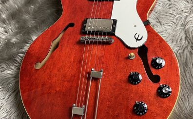 【委託お預かり品】Epiphone Riviera – Cherry Red 【”Beige Label” 1982年製】