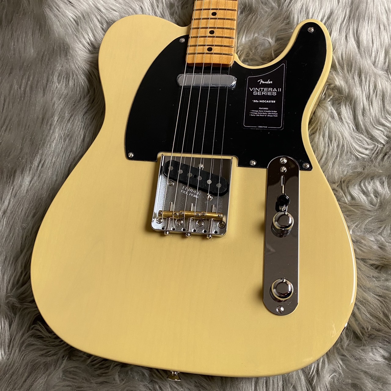 FenderVintera II 50s Nocaster Maple Fingerboard Blackguard Blonde