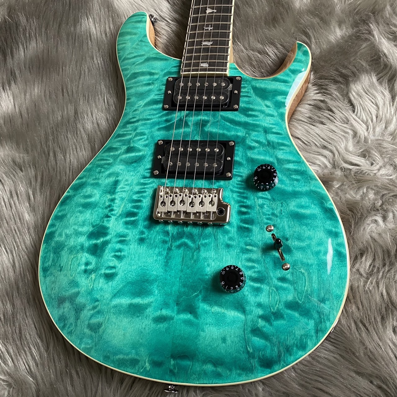 PAUL REED SMITHSE Custom 24 Quilt Package - Turquoise