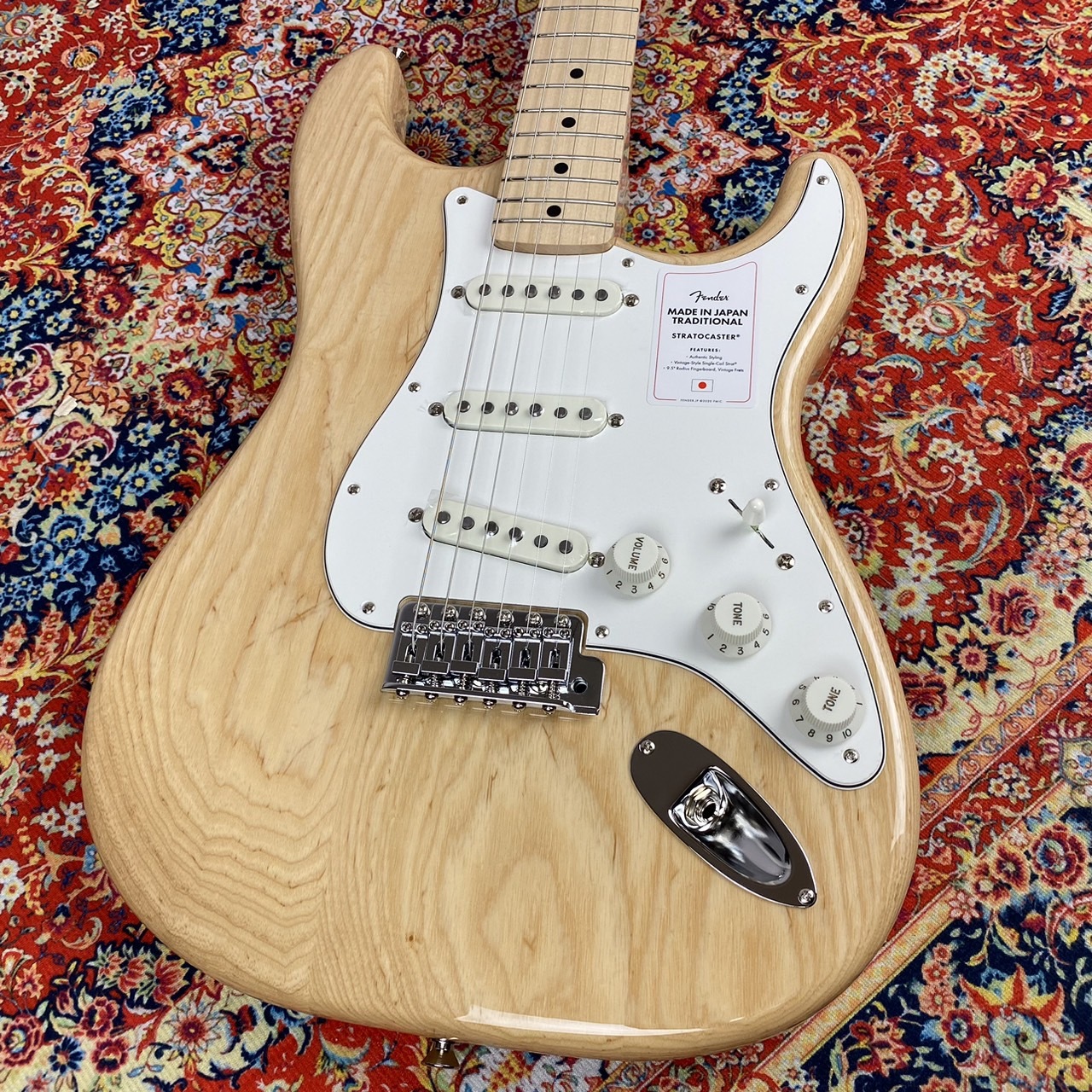 Fender Made in Japan Traditional 70s Stratocaster Maple Fingerboard - Natural