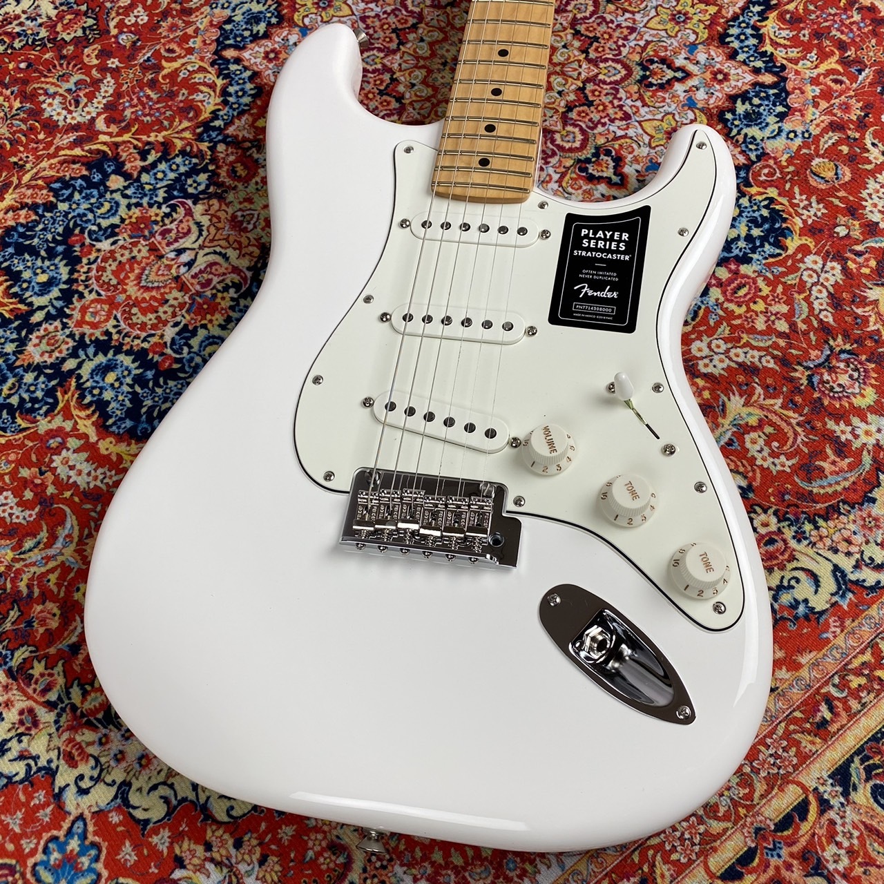 FenderPlayer Stratocaster Maple Fingerboard - Polar White