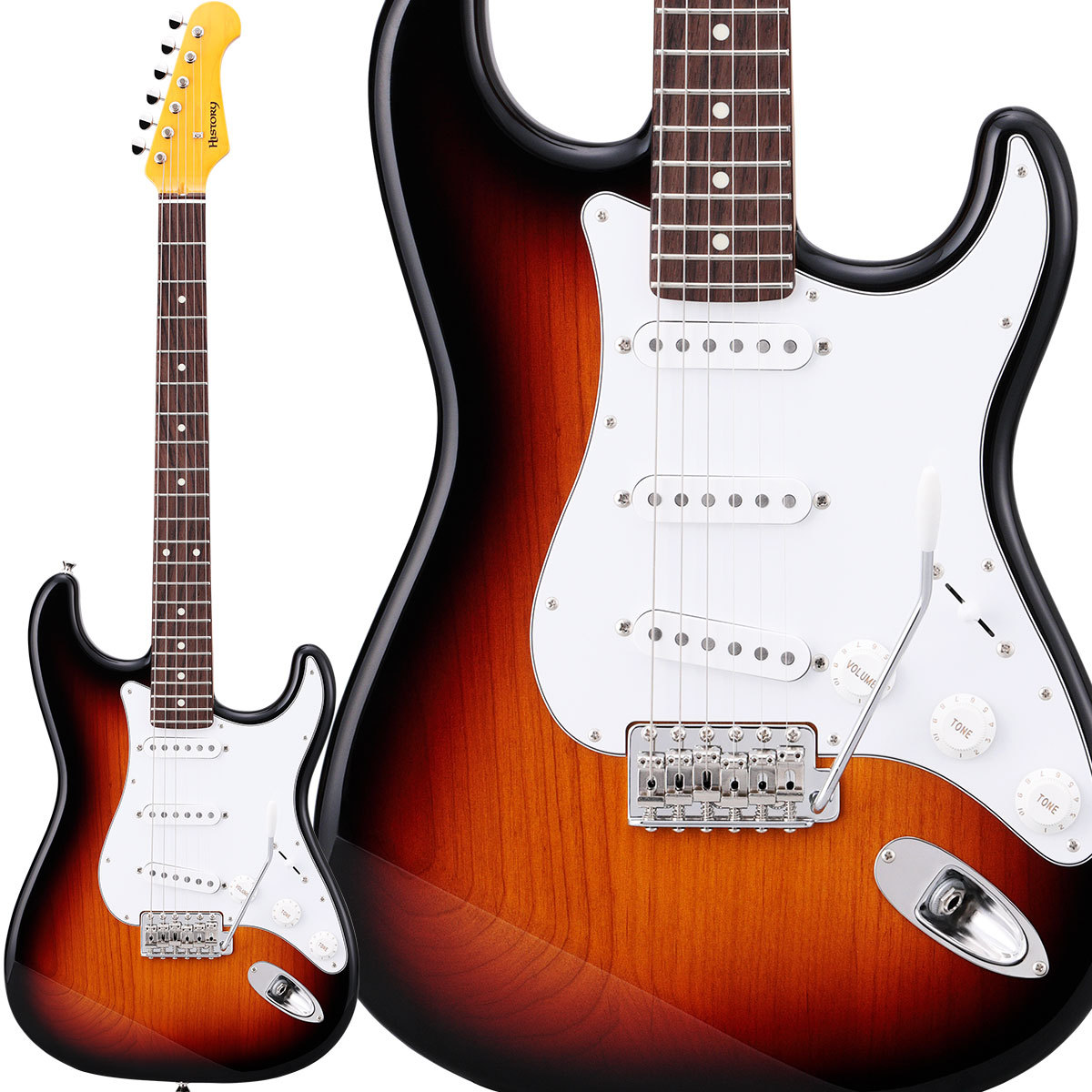 HISTORYHST-Standard 3TS 3Tone Sunburst