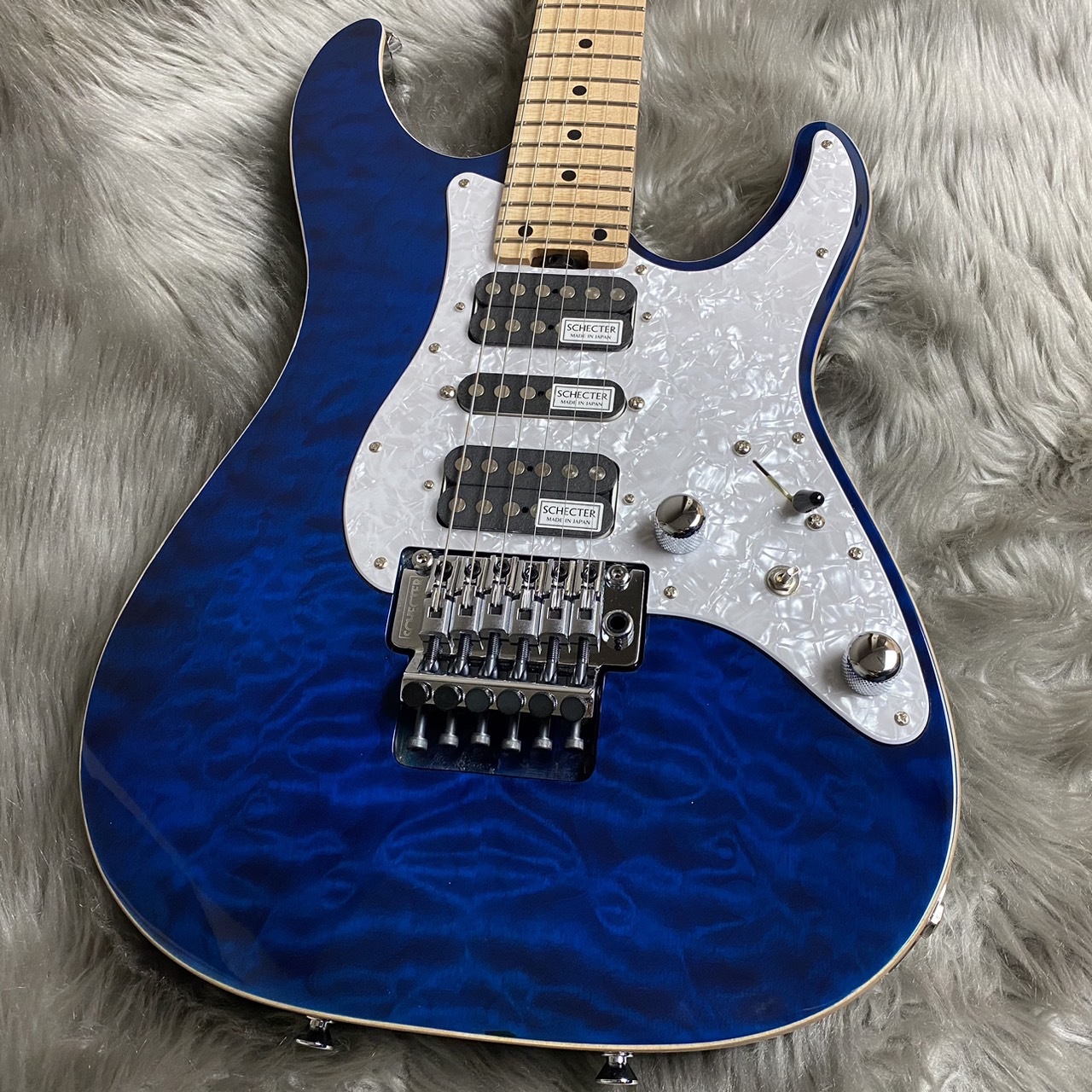 SCHECTERSD-2-24-AL (See-Thru Blue/Maple)