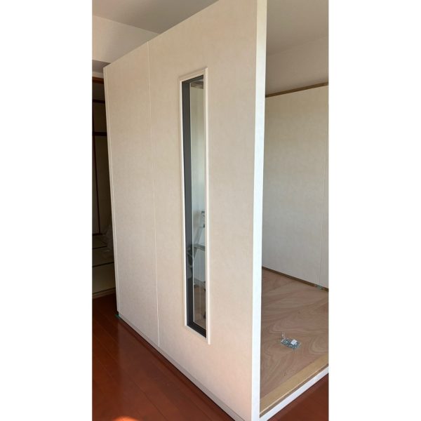 FIX窓のパネルが組まれました！