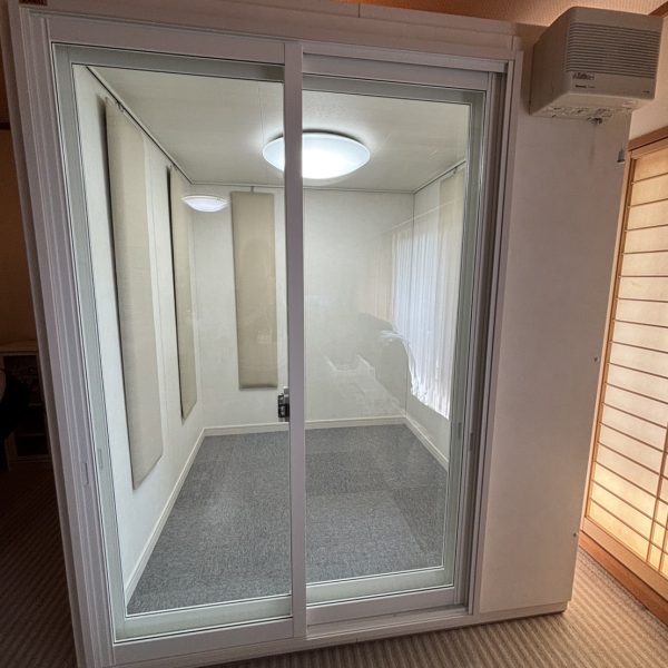 二重サッシも付いて、完成です🙌