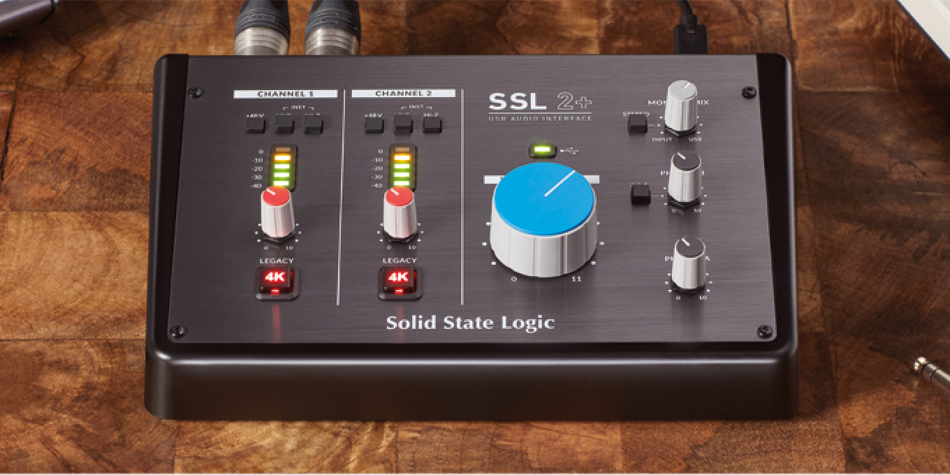 人気のオーディオインターフェース】Solid State Logic / SSL2+ 入荷