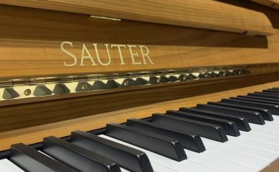 【展示アップライトピアノ紹介】SAUTER(ザウター) UP114Premiere チェリーサテン仕上げ