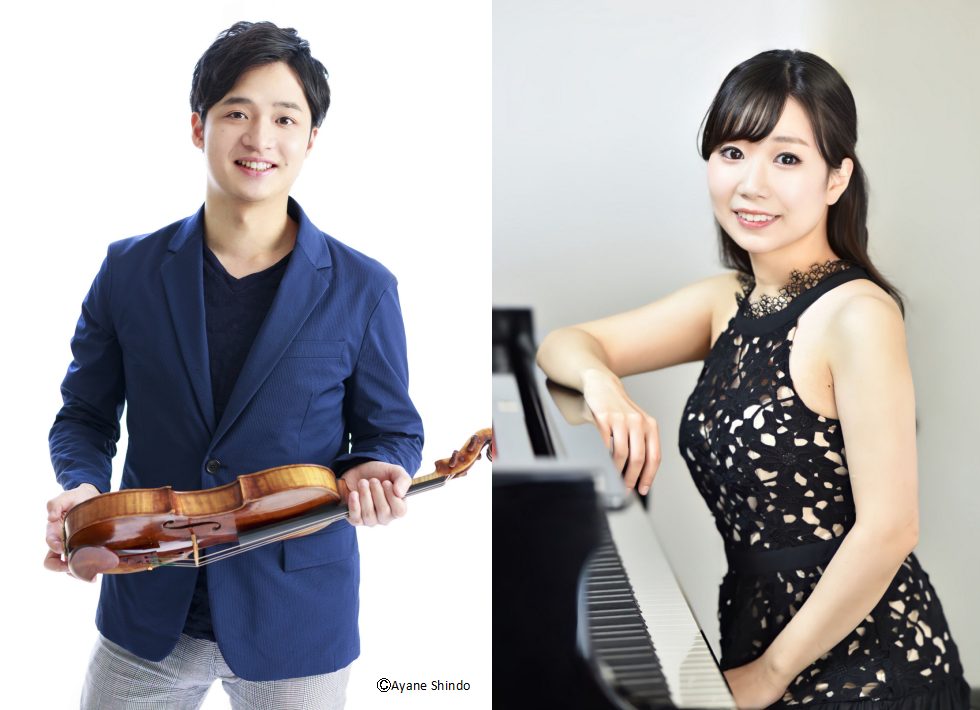 2月15日(土)　開場11:45／開演12:00【Graceful Concert】中村太地(Vn)＆前野涼子(P)デュオコンサート