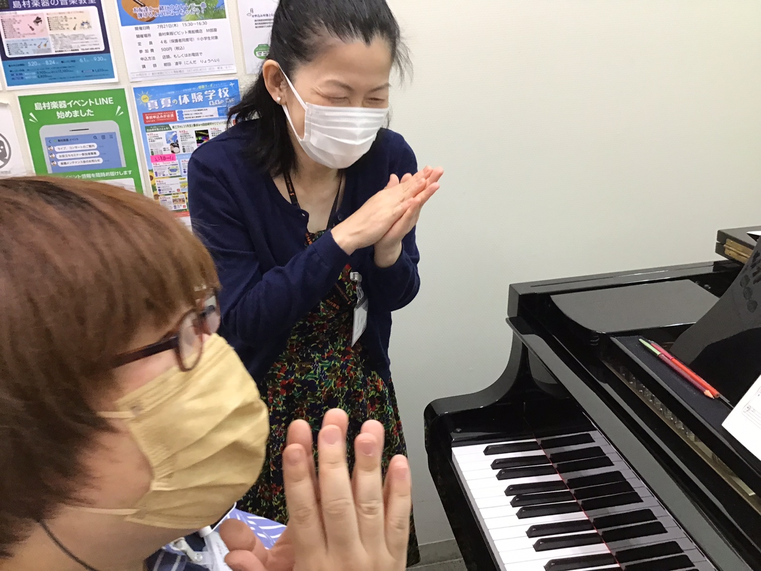 こんにちは！島村楽器ビビット南船橋店 音楽教室アドバイザー・ピアノアドバイザーの郷湖（ごうこ）です！ 学生時代は吹奏楽部でチューバを担当したり、社会人になってからは当店のみなふな吹奏楽団でサックスを吹いたりしています。久しぶりにピアノを弾いてみたいなと思った時に、水曜日ピアノ科担当の勝呂京子先生が「 […]