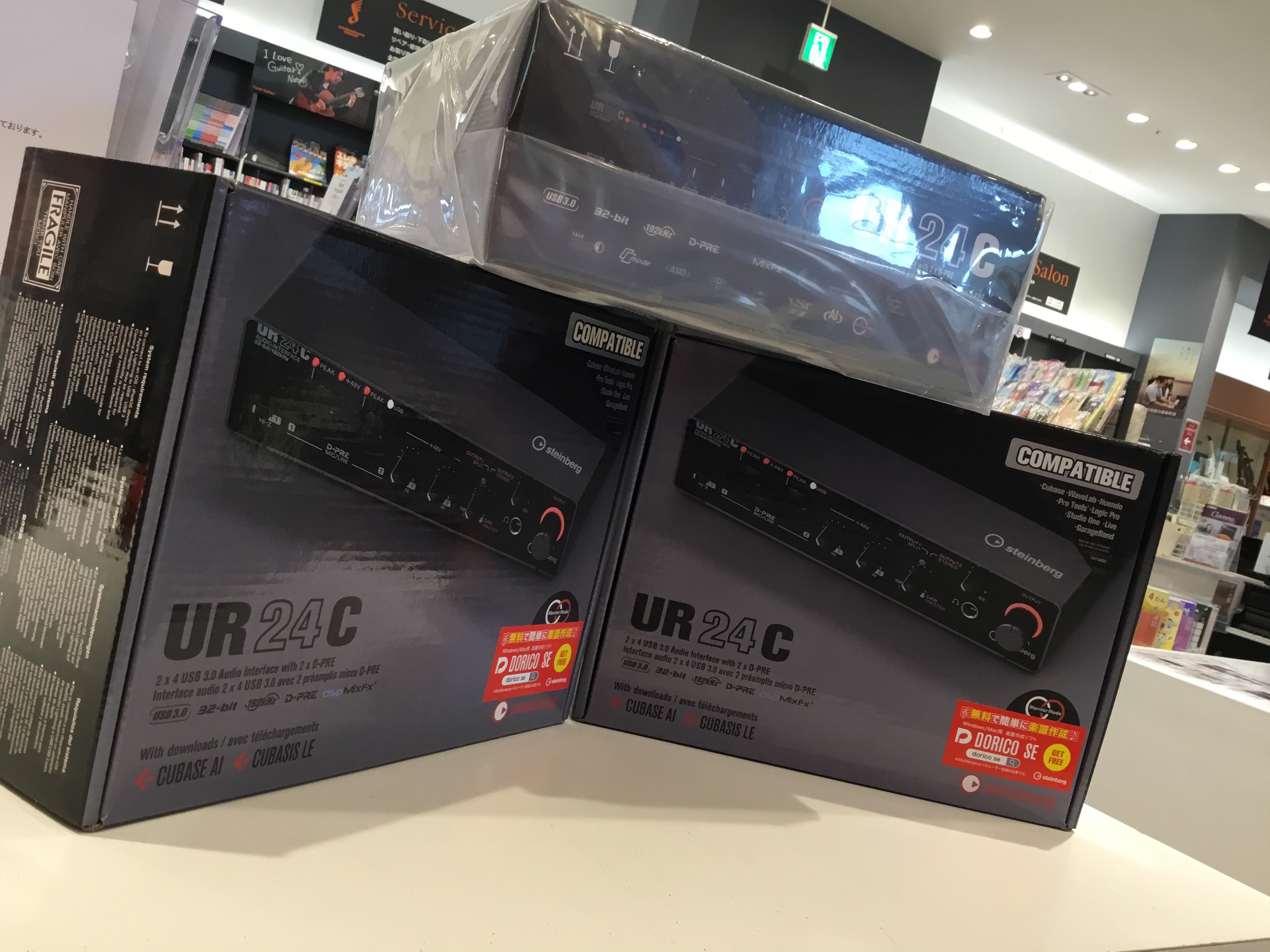 【インターフェイス】Steinberg新製品！UR24C・UR24C/Eが入荷致しました！