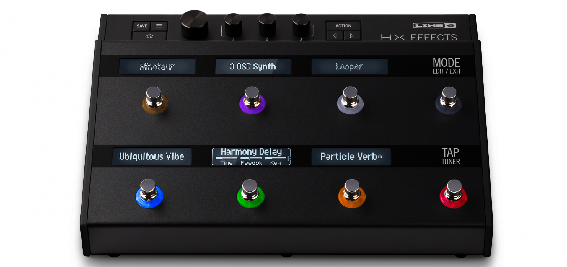 【新商品：マルチエフェクター】Line 6 “HX Effects” 「Helix」のエフェクト・セクションを抜き出したペダル登場!