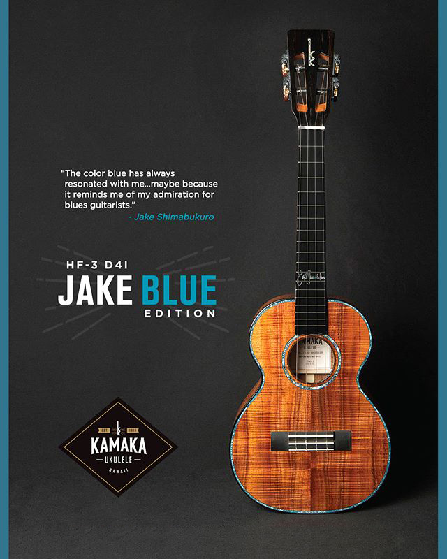 【ウクレレ新商品】カマカ「HF-3 D4I JAKE BLUE EDITION」が新登場！