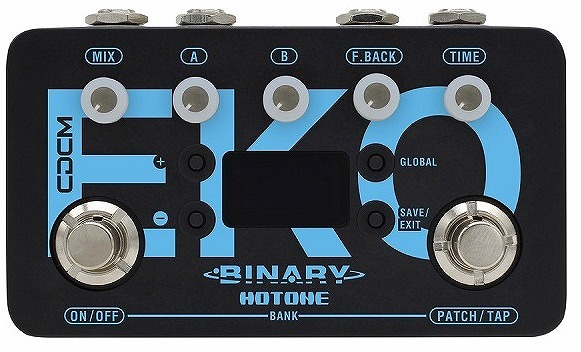 *HOTONEからBinary(バイナリー)シリーズが新登場！ **Binary EKO アナログ、テープ、新旧のデジタルディレイを17種類搭載。最長4秒のディレイタイムで、アナログやテープディレイでは実現できなかったサウンドを実現。リピート音にLofi、トレモロ、スィープフィルター、リングモジュレ […]