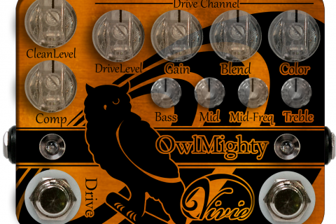 Vivie OwlMighty ベースプリアンプ