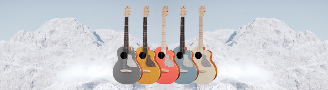 【アコースティックギター】デザインがかわいい！aNueNue　ミニアコースティックギター入荷！