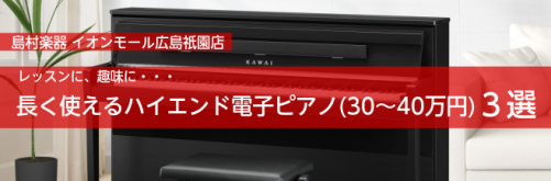 レッスンに趣味に・・・長く使えるハイエンド電子ピアノ(30～40万円）