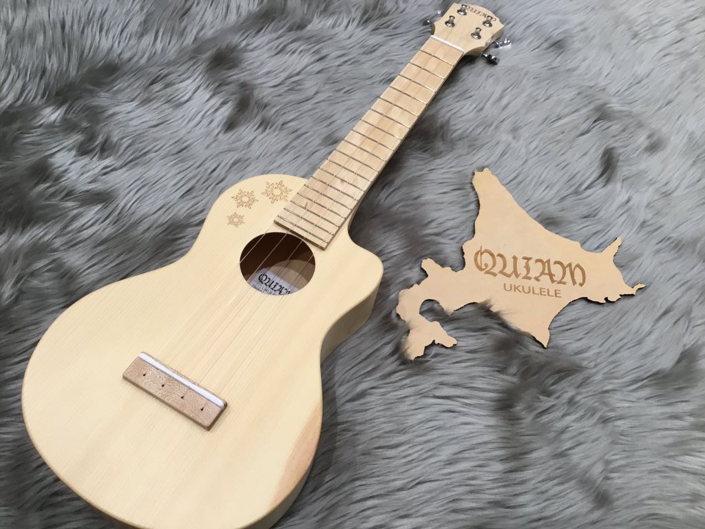 【ウクレレ】話題の北海道発のブランド『QUIAM(クワイアン)』ウクレレ入荷しました！