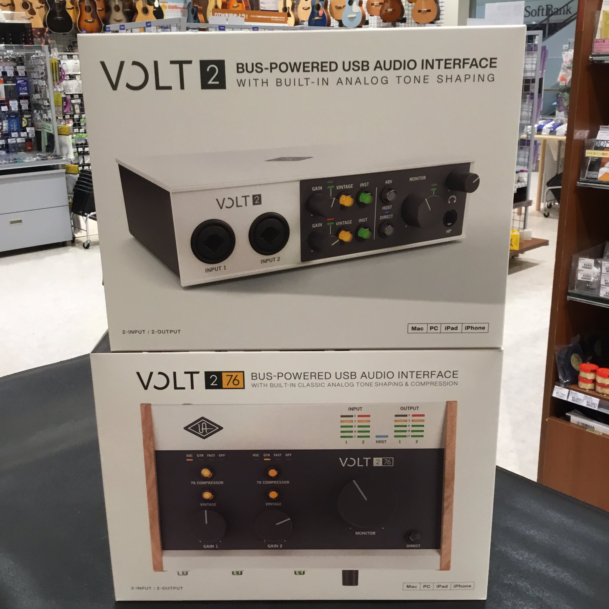 【DTM】Studio Pack入荷しました！！Voltシリーズ新発売！あのApolloシリーズのUniversal Audioから新インターフェイス