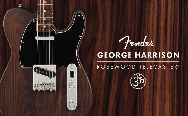 【エレキギター】Fender George Harrison Telecaster発売（抽選販売）