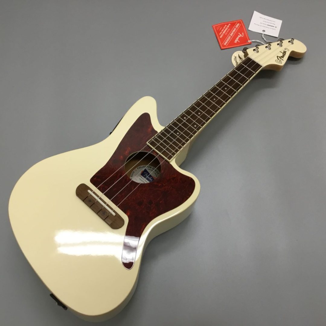 【ウクレレ】Fender Fullerton Jazzmaster Uke /OLWのご紹介！【展示品入替特価】｜島村楽器 イオンモール広島祗園店