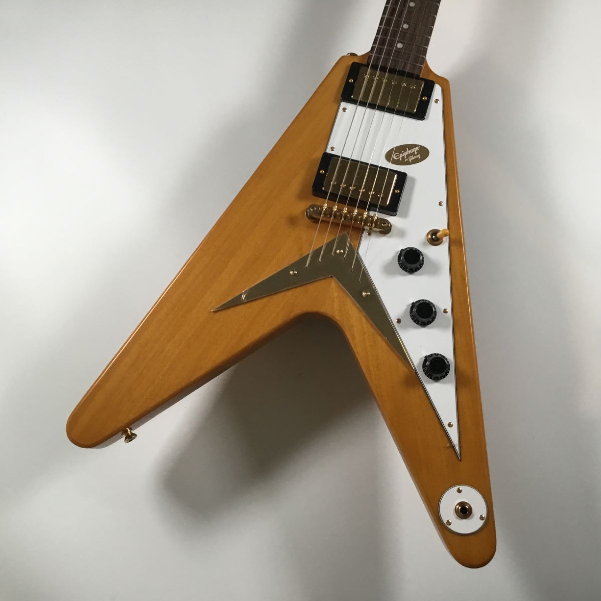 Epiphone Korina Flying VKorina Flying V Aged Natural
