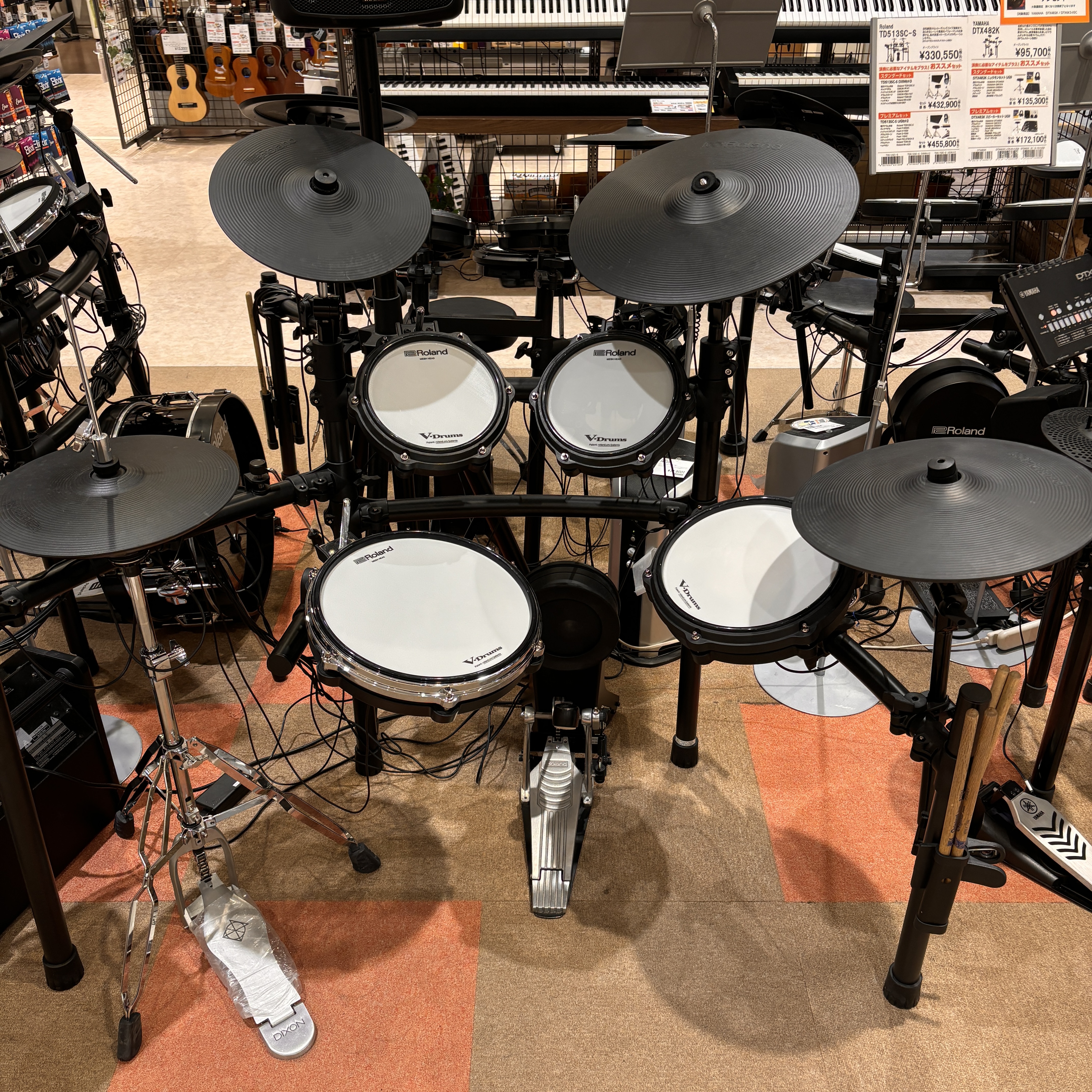 電子ドラムRoland TD-513SC-S