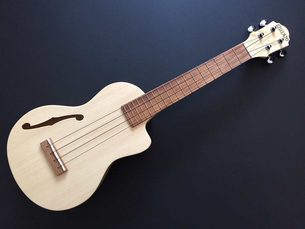 クワイアン Through neck Concert F エゾズウクレレ スルーネックコンサート