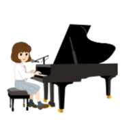 コース：ピアノ弾き語り<br />
曜日：月・木