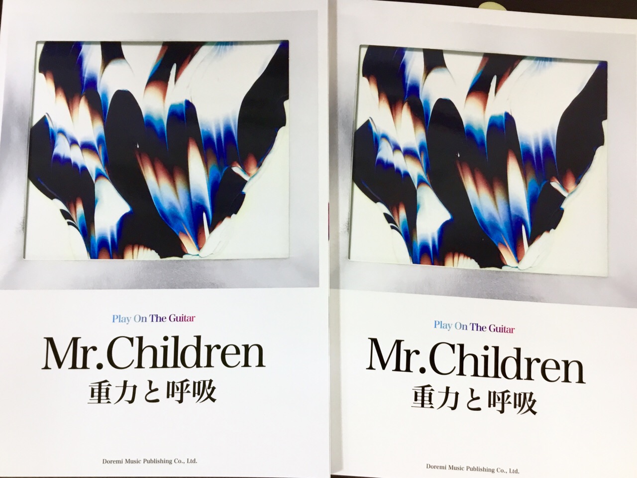 Mr.Children「重力と呼吸」ギター弾き語り楽譜が発売！【バンドスコア・ピアノ楽譜各種取り扱い中です！】