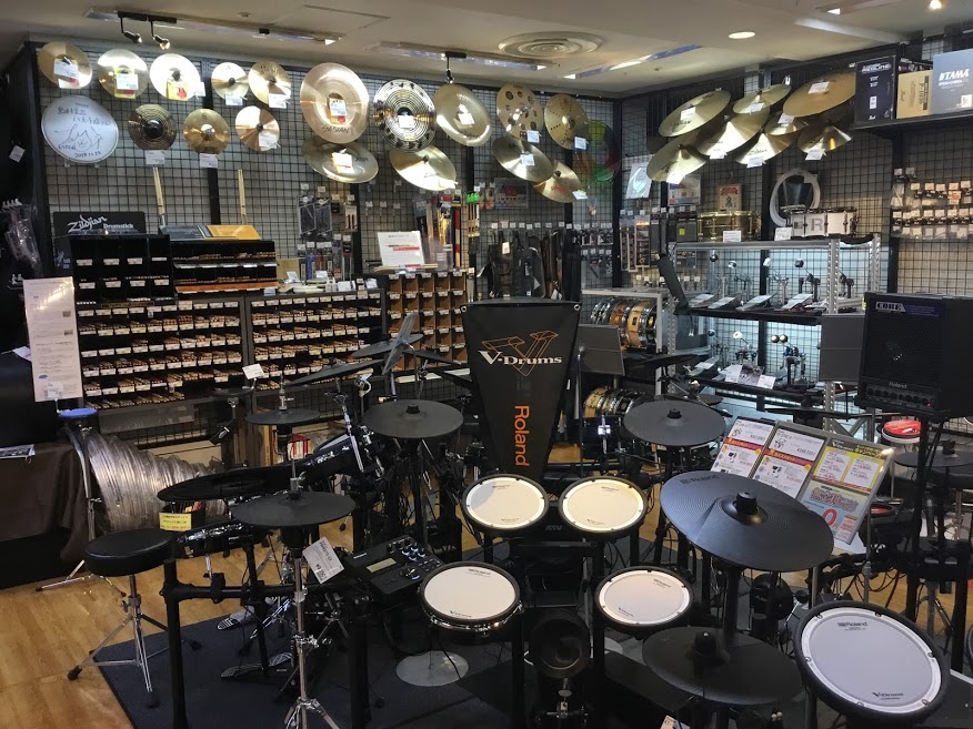 【ドラム】島村楽器八王子店の電子ドラム展示機種