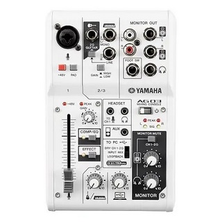YAMAHA AG03/AG06 入荷しました【WEB配信に特化したミキサー型オーディオインターフェース 】