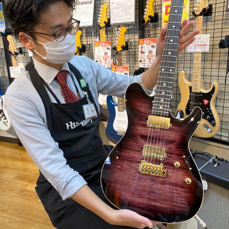 これぞ日本の匠の技。Sugi Guitars「DS496IR EM/AT/A-MAHO/DW2」｜島村