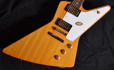 エピフォンから「Korina Explorer」が登場！【Epiphone「Korina Explorer Aged Natural」】