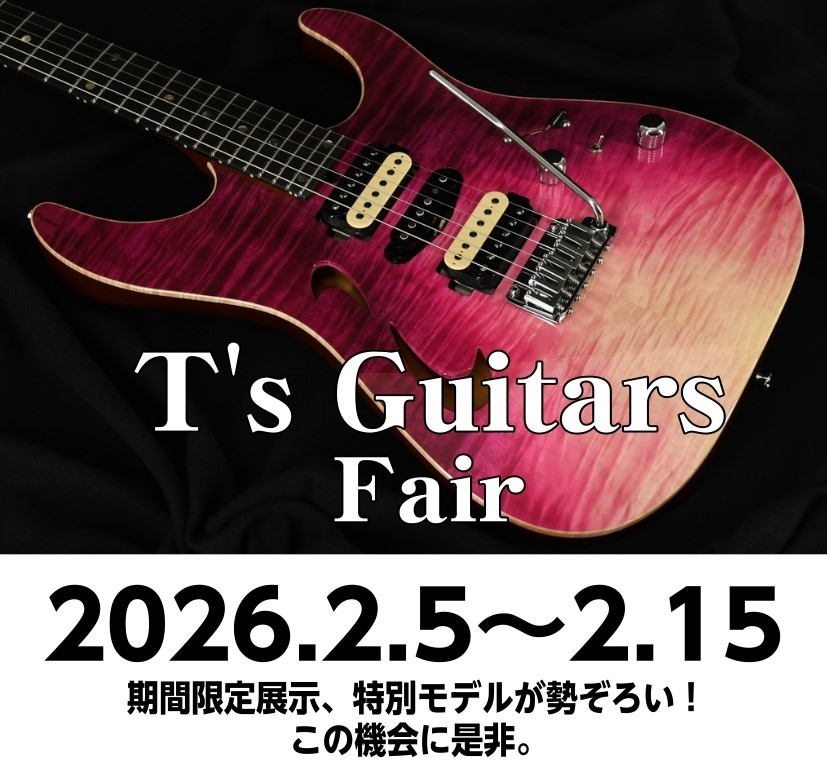 T's Guitars × 島村楽器八王子オクトーレ店 ラインナップ紹介 ※2/4更新