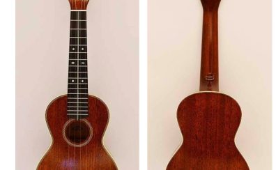 【島村楽器限定モデル】tkitki ukulele AM-C20sがまもなく入荷です