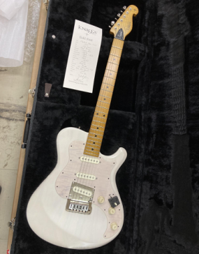 エレキギターChesapeake Choptank Trem SSS Aged Ivory - semi-