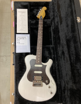エレキギターChesapeake Choptank Trem HSS Aged Ivory - semi-