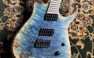 【次回入荷未定】Skervesen (スケルヴェセン)Raptor 6 Poplar burl / Black limba Silver Blue