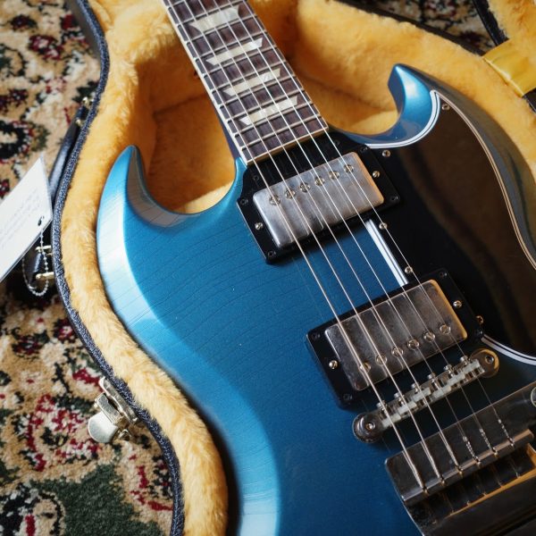  Gibson Custom Shop Murphy Lab 1964 SG Standard with Maestro Vibrola Ultra Light Aged Antique Pelham Blue <br />
<br />
￥ 734,800 