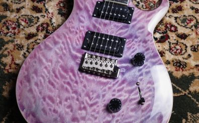 Paul Reed Smith(PRS) SE CUSTOM 24 Quilt Package Violet 【個性的な杢目が美しいキルトトップ】