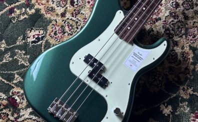 Fender 2023 Collection MIJ Traditional 60s Precision Bass Aged Sherwood Green Metallic エレキベース プレシ【2023年限定カラー】