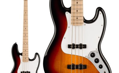 Squier by Fender Affinity Series Jazz Bass Maple Fingerboard White Pickguard 3-Color Sunburst エレキベース ジャズベース